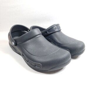 Crocs Men's Size 10 Bistro Black Clogs